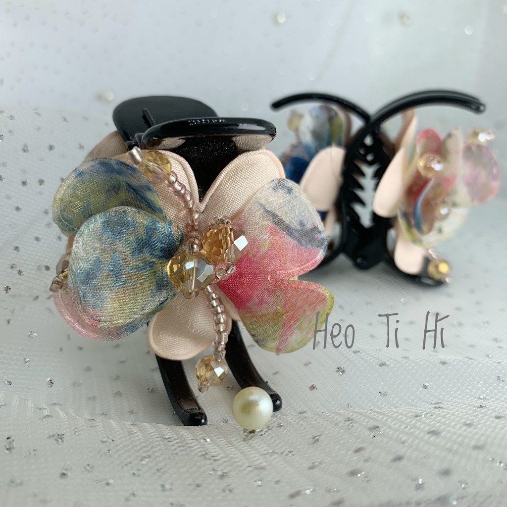 Gắp tóc hoa thái 3 răng