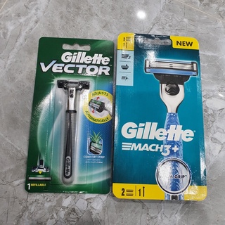 Dao cạo râu 3 lưỡi Gillette Mach 3+ - Cán cạo râu Gillette Vector