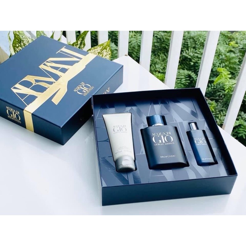 Nước hoa Giorgio Armani Acqua Di Giò Profondo 75ml + 15ml | Thế Giới Skin Care