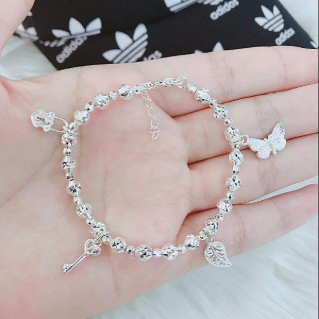 Lắc bi charm bạc ta cho nữ