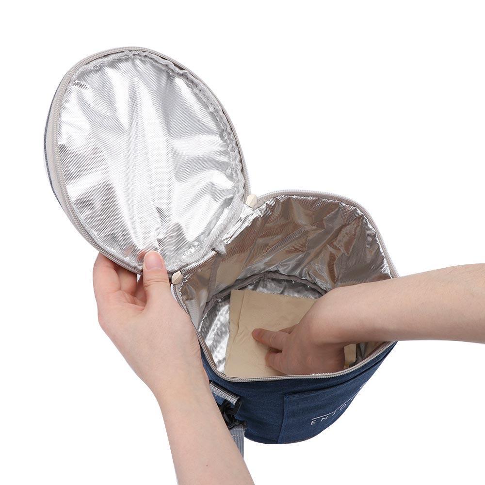 DORAW Túi Đựng Hộp Cơm Trưa Cách Nhiệt Thời Trang