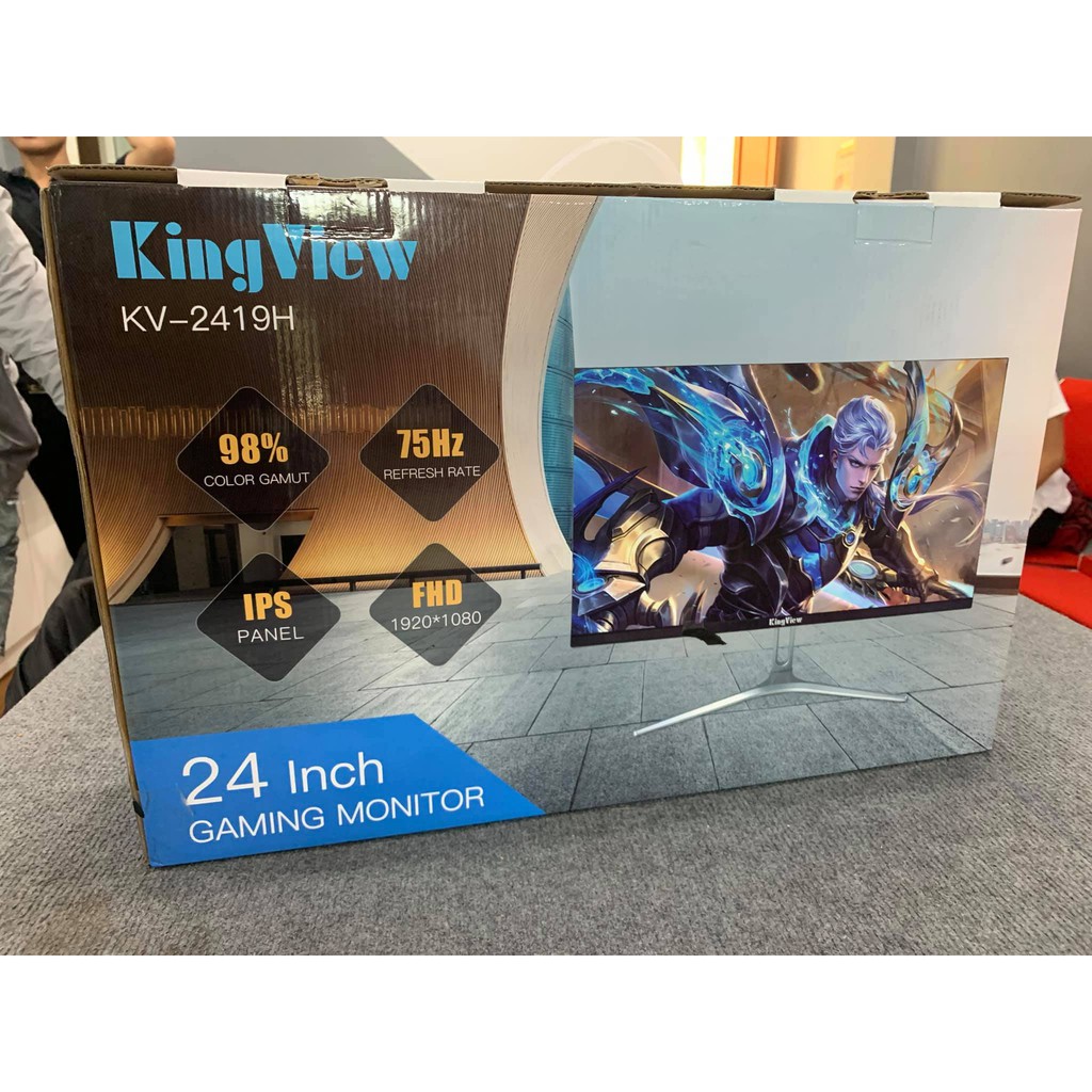 Màn Hình KingView 24” IPS Full viền - 75Hz Full Box