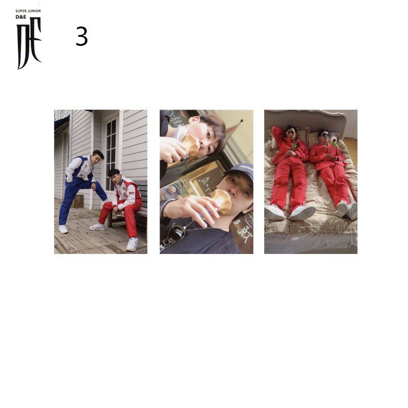 Set 5 hình thẻ thành viên nhóm nhạc KPOP Super junior D & E