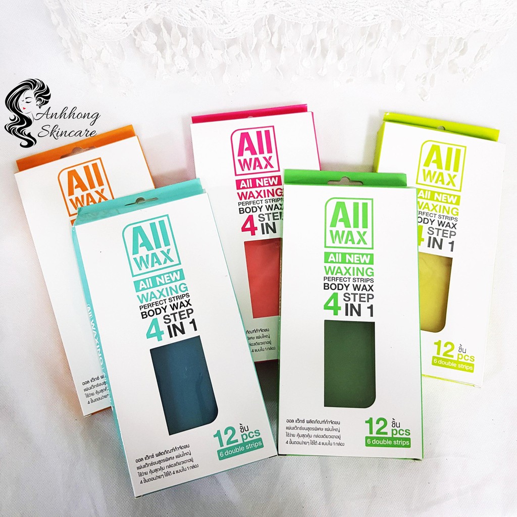 Miếng Wax Lạnh ALL WAX 4 STEP IN 1