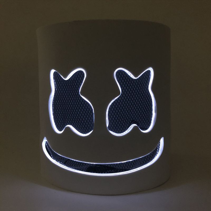 Mặt nạ đèn LED hóa trang DJ Marshmellow độc đáo