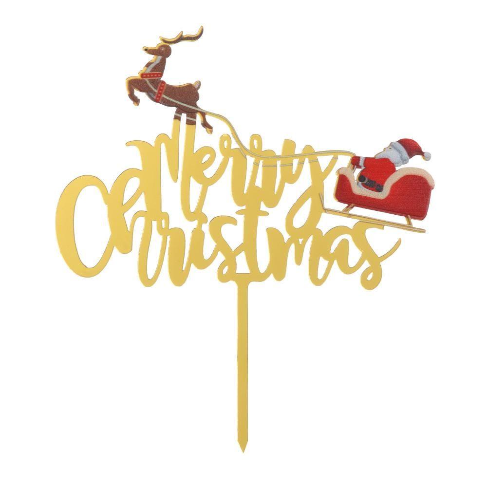 ESPO Topper Trang Trí Bánh Kem Hình Ông Già Nô En