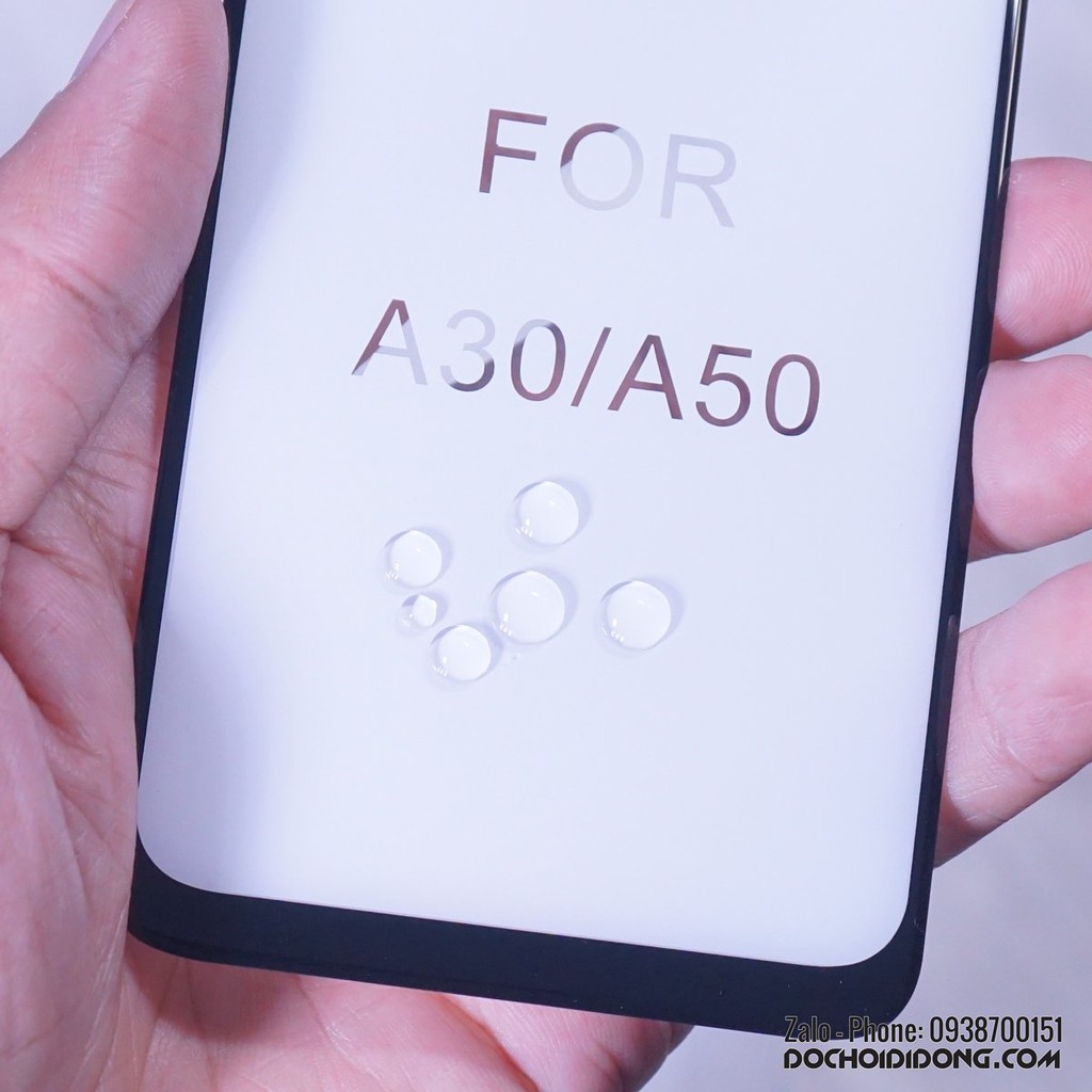 Miếng Dán Cường Lực Full Màn Hình Samsung A50 Zacase Full Keo