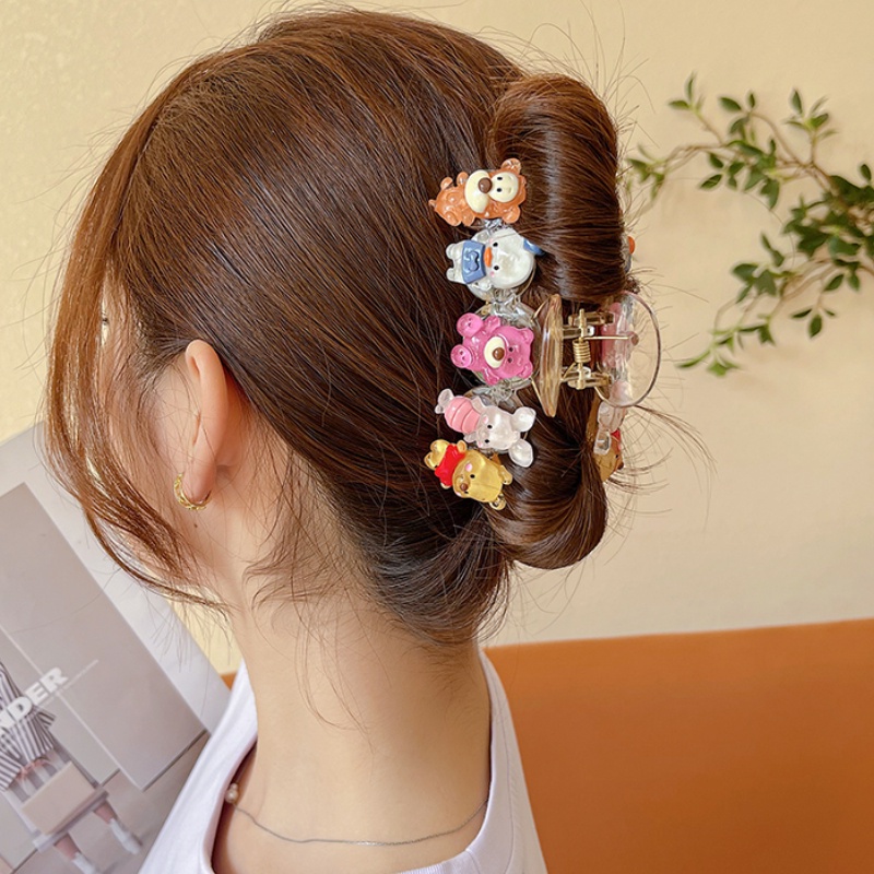 Kẹp Tóc Hình Cá Mập / Gấu Hoạt Hình Đáng Yêu Kiểu Hàn Quốc 2022