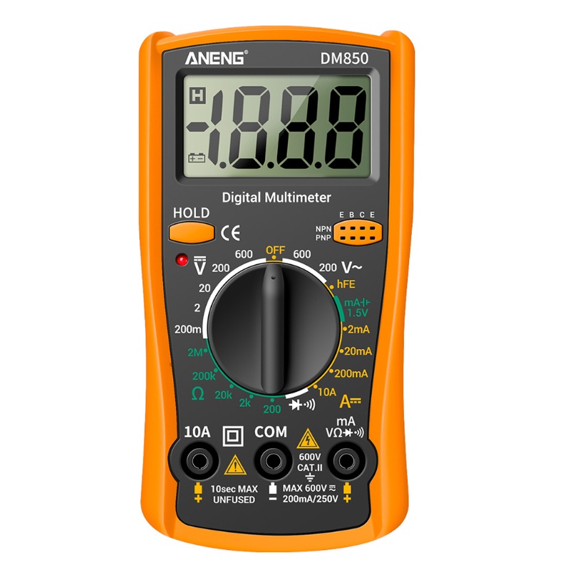 Đồng Hồ Vạn Năng Kỹ Thuật Số DM850 AC / DC Chất Lượng Cao