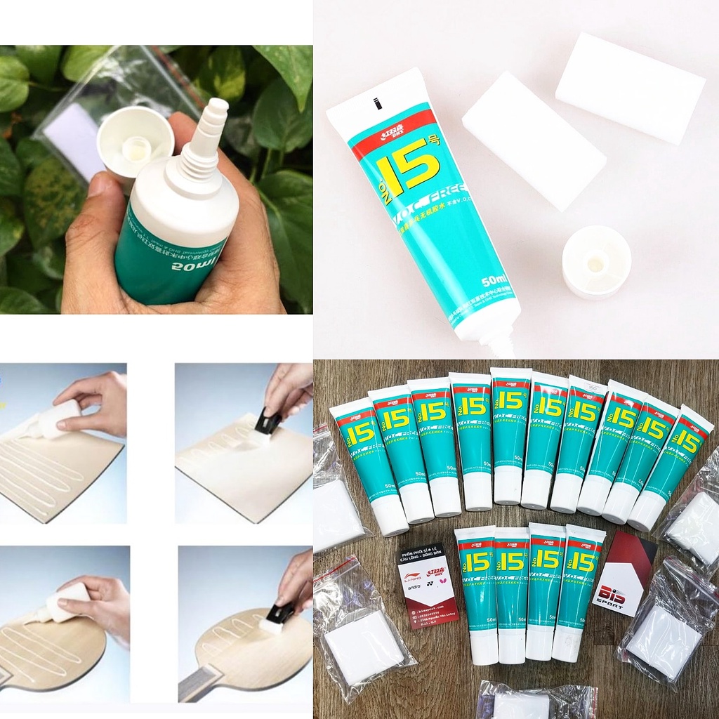 Keo Gốc Sữa DHS I5 (Song Hỷ) Chuyên Dán Mặt Vợt Bóng Bàn-Chính Hãng Loại 50ml - Dán Chắc, Không Bung Keo, Không Độc Hại