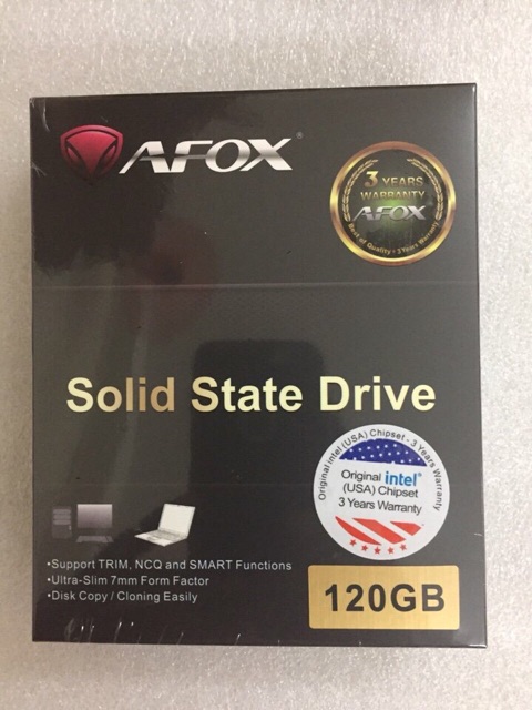 SSD AFOX 120G CHÍNH HÃNG 2.5IN Sata 3