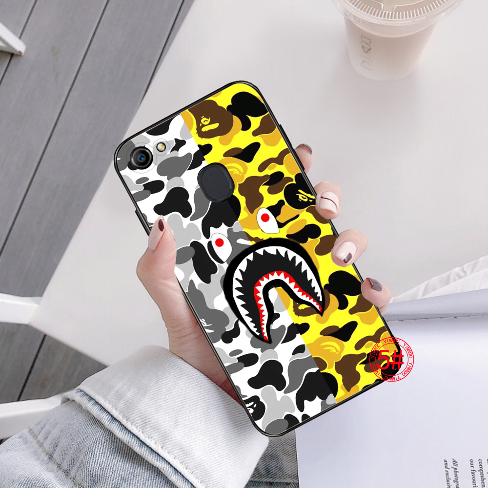 Ốp Điện Thoại Mềm Họa Tiết Bape X Adidas 7a Cho Realme 8 C20 C31 V15 Gt Neo Narzo 30a Oppo Find X3 Pro