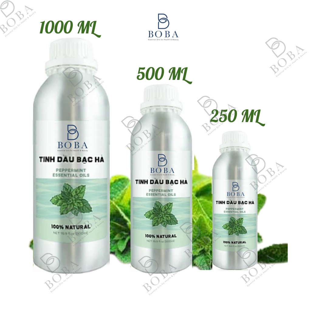 (HCM) Tinh Dầu Bạc Hà Nhập Khẩu Ấn Độ, Khuếch Tán Hương Thơm The Mát, Sảng Khoái - bobashop.vn