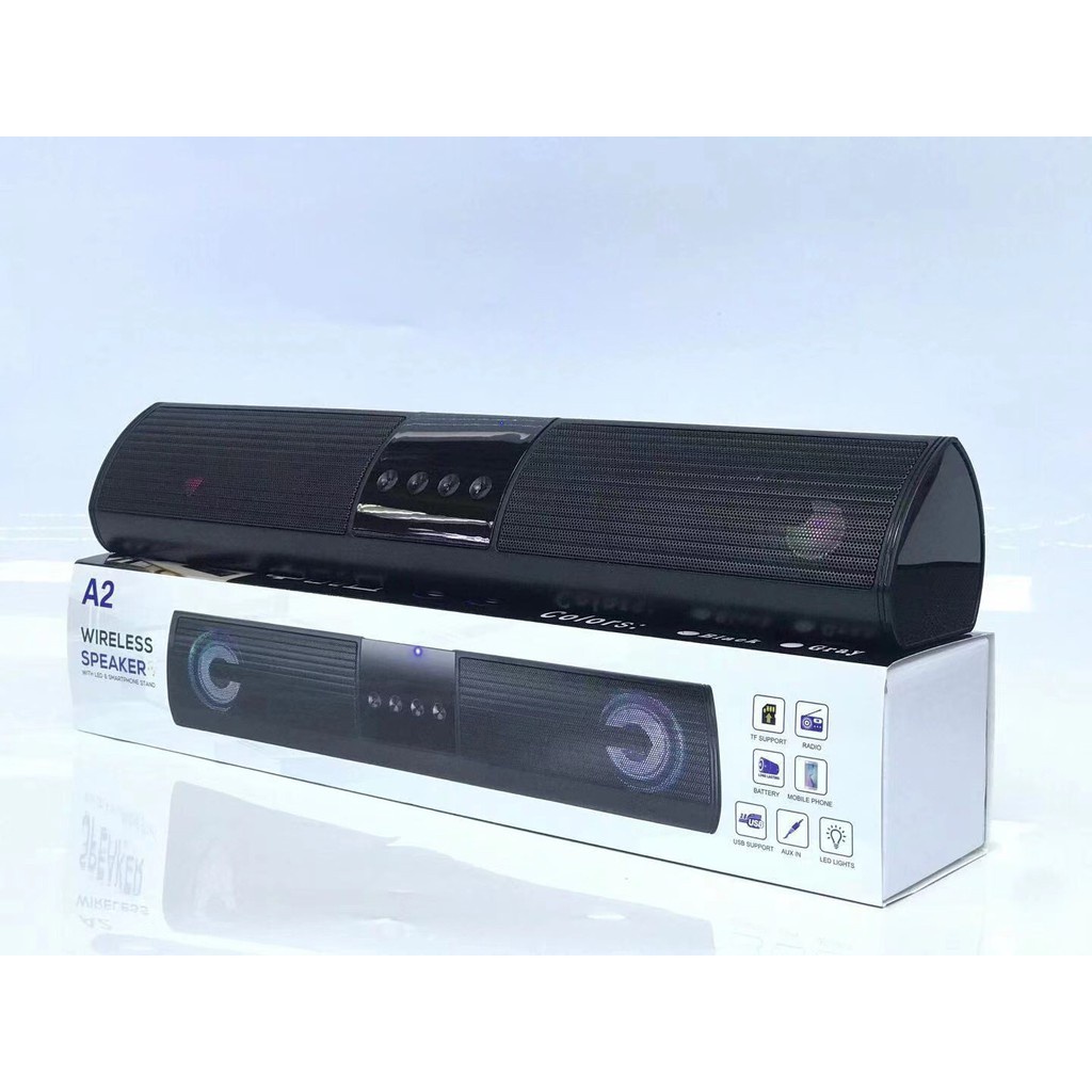 Loa bluetooth A2 hỗ trợ thẻ nhớ,đài FM,USB,BT,AUX 3.5 kiểu dáng sang trọng âm thanh siêu hay chuẩn speaker