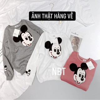 [ẢNH THẬT]🎀ÁO NỈ MICKEY CUTE HOT HIT
