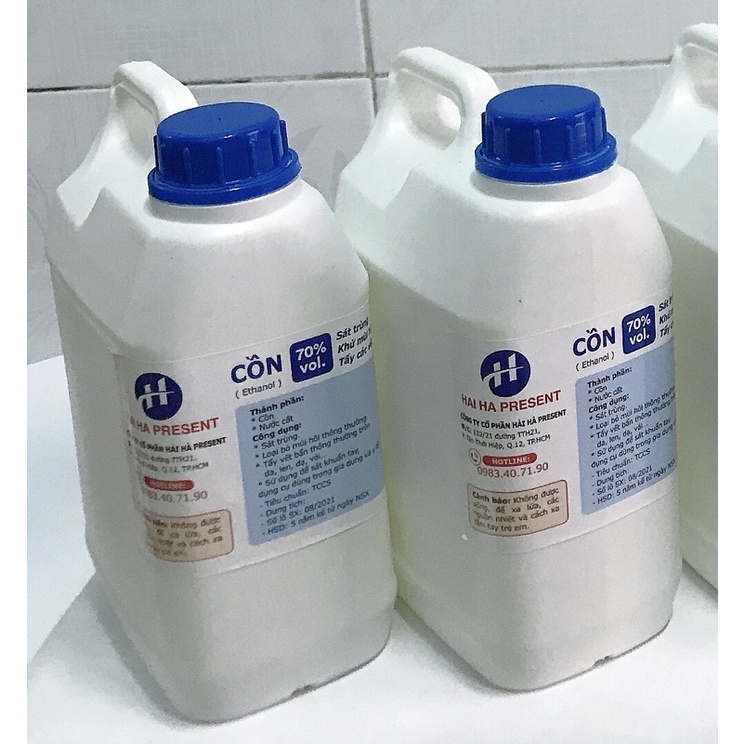 Cồn 70 độ can 2 lít sát khuẩn hàng ngày,vệ sinh nhà cửa