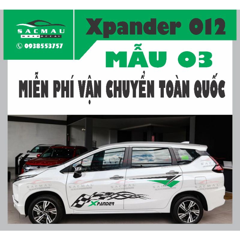 Tem dán ô tô xpander  012