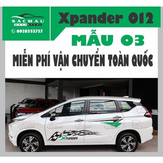 Tem dán ô tô xpander  012 (MIỄN PHÍ VẬN CHUYỂN TOÀN QUỐC)