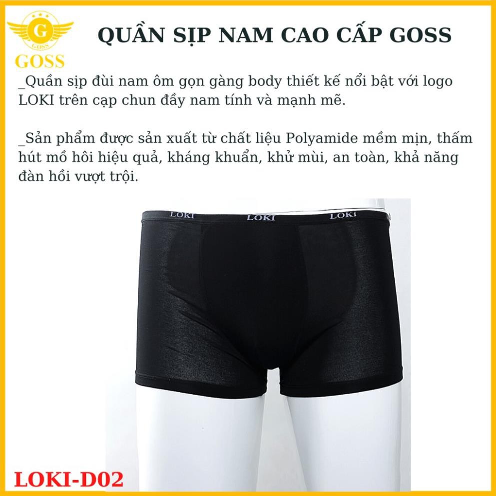 ⭐ FREESHIP ⭐ Quần Sịp Đùi Nam Cao Cấp LOKI - Quần Lót Nam 100% Cotton Ôm Bó Thoáng Mát