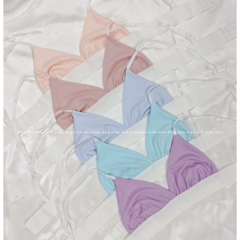 CHUPPA SET - Bộ đồ lót thun gân nhiều màu sắc dễ thương [ TẶNG KÈM MÚT] - EIRA.BRA