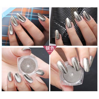 Đồ nail - Bột Tráng Gương Nail ( vàng , bạc)
