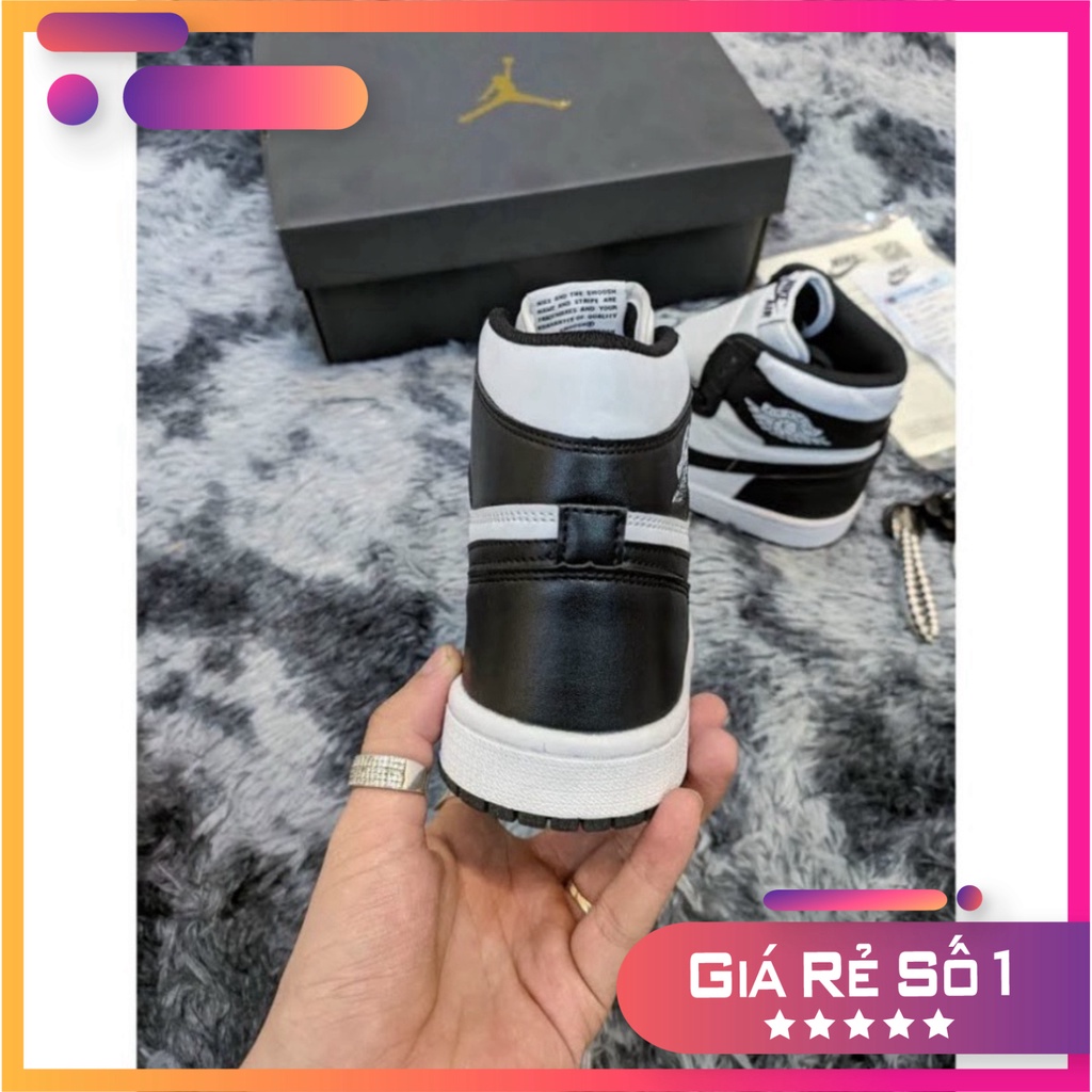 Giày thể thao JD pan.da, Giày JD1 cao cổ đen trắng nam nữ cực hot dễ phối đồ 2021 Rẻ Nhất Shopeee