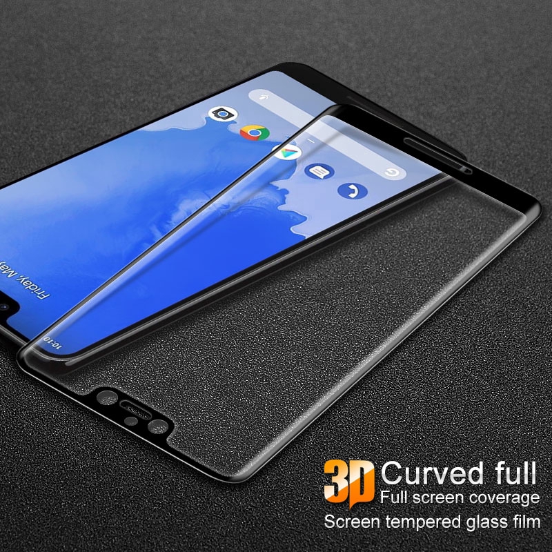 Imak Google Pixel 3 XL Tempered Glass Pixe3 Curved Full Cover Screen Protector