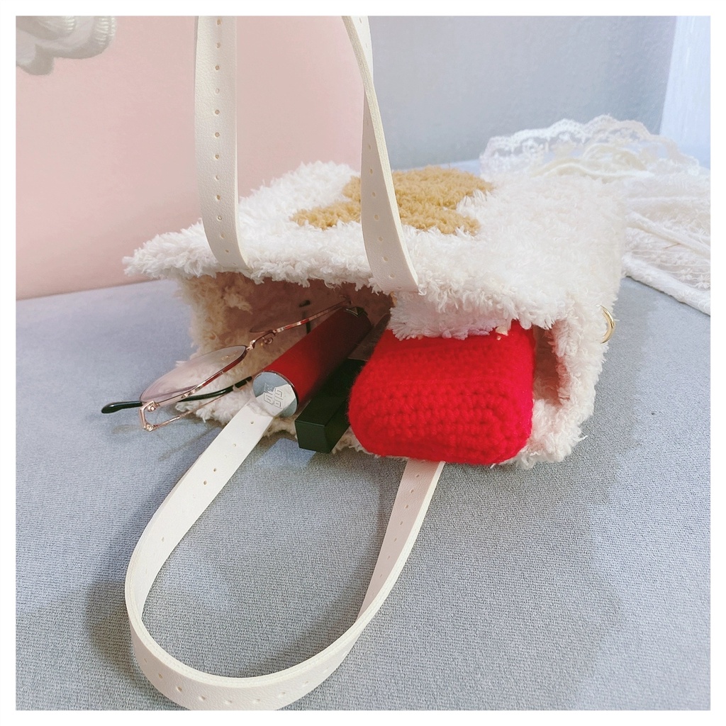 Túi Xách Handmade Tự Đan Len Xù - Phụ Kiện Đan Túi [Có video hướng dẫn]