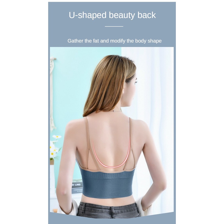 Mới Áo Ngực Không Đường May Có Mút Nâng Ngực Dây Kéo Phía Trước Gợi Cảm