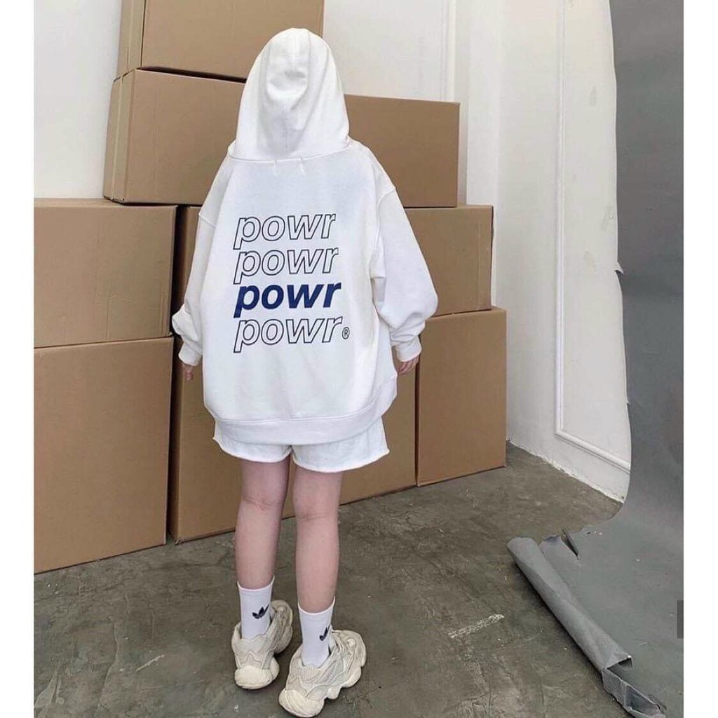 &lt;FREE SHIP&gt; ÁO KHOÁC NỈ NGOẠI POWR BAO ĐẸP, BAO CHẤT