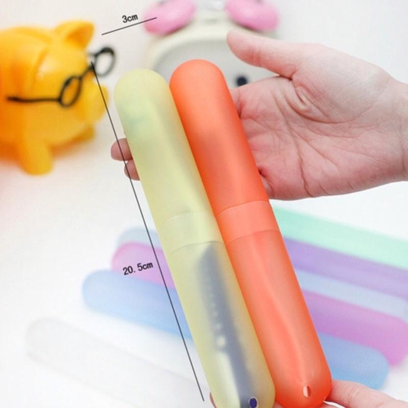 Hộp đựng bàn chải đánh răng du lịch/ Ống đựng bàn chải nhỏ gọn tiện dụng