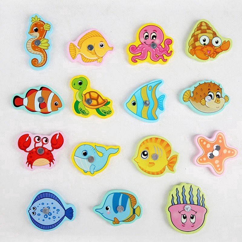 Magnetic Fishing Game Baby Wooden Over Every Family Toys Educational Puzzle Toys