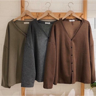 Áo len cardigan cánh dơi form chuẩn