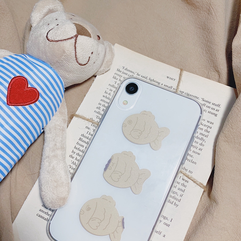 Ốp điện thoại trang trí hình 3 con cá cho IPHONE 5/5S/6/6PLUS/6S/6S PLUS/6/7/7PLUS/8/8PLUS/X/XS/XS MAX/11 | BigBuy360 - bigbuy360.vn