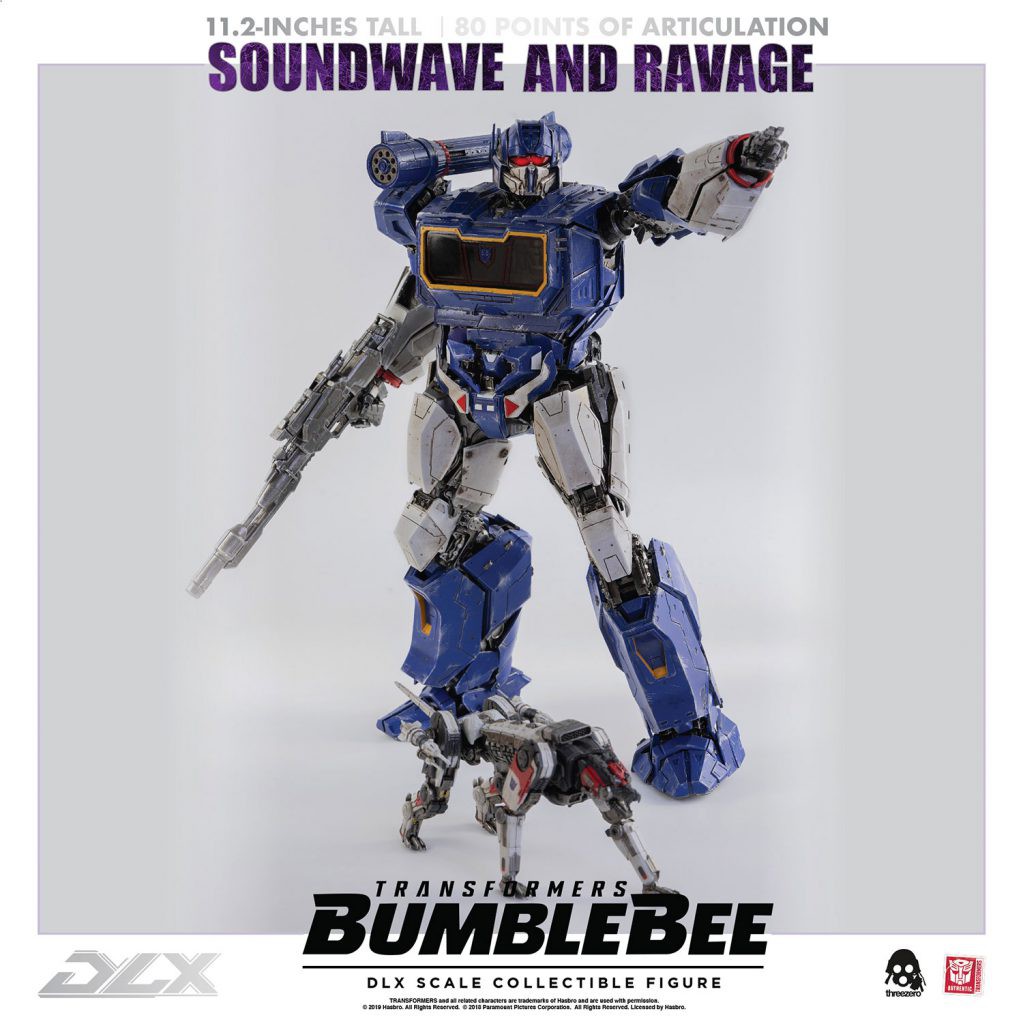 Mô hình Three Zero Transformers: Bumblebee – DLX Soundwave And Ravage