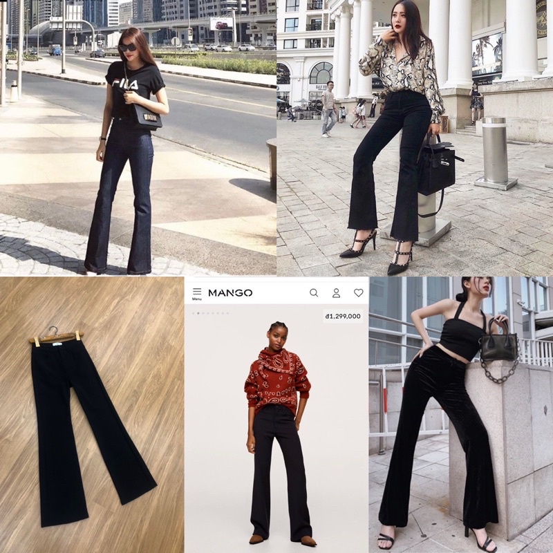 Quần ống bát dài M.N.G dư xịn 100%