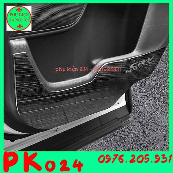 Bộ ốp tapli CR-V, CRV 2018-2022 vân Titan chống xước va đập khi mở cửa và làm đẹp xe