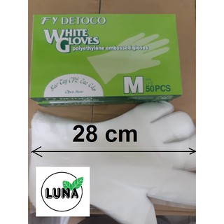 GIÁ HỜI - Bao tay CPE cao cấp siêu dai 50 cái/hộp