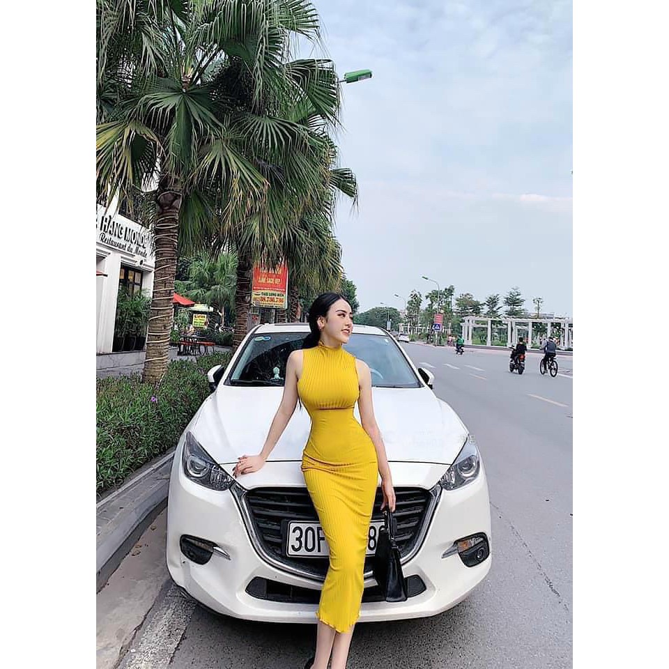 [MẪU MỚI] Đầm Body Phom Dài Cổ Lọ Chất Thun Gân Thích Hợp Mặc Đi Chơi Đi Dạo Phù Hợp Với Mọi Phong Cách | BigBuy360 - bigbuy360.vn