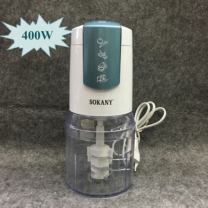 Máy xay thịt cá, xay rau củ quả mimi công suất Sokany 400W