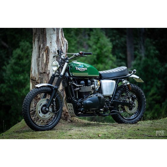 Đèn pha tracker, cafe racer, classic kim loại 4,5inch