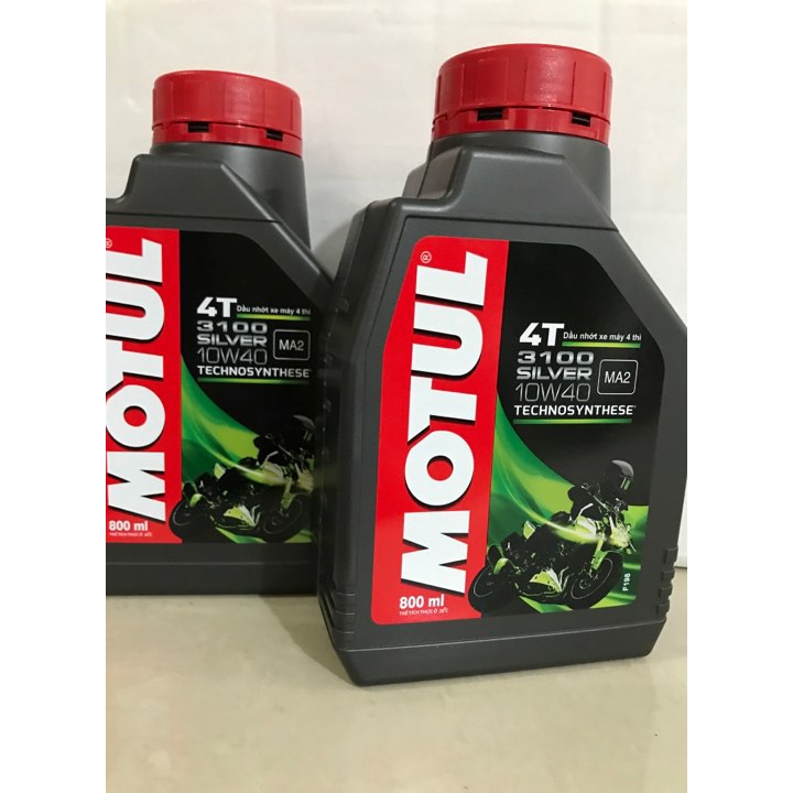 Dầu nhớt xe số MOTUL 3100 SILVER 10W-40 0,8 lít