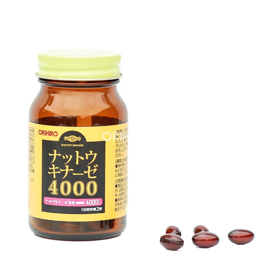 Viên Uống Hỗ Trợ Phòng Đột Quỵ 4000 FU Nhật Bản 60 Viên