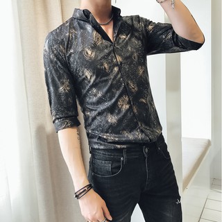 Áo sơ mi nam họa tiết độc nhất 2019