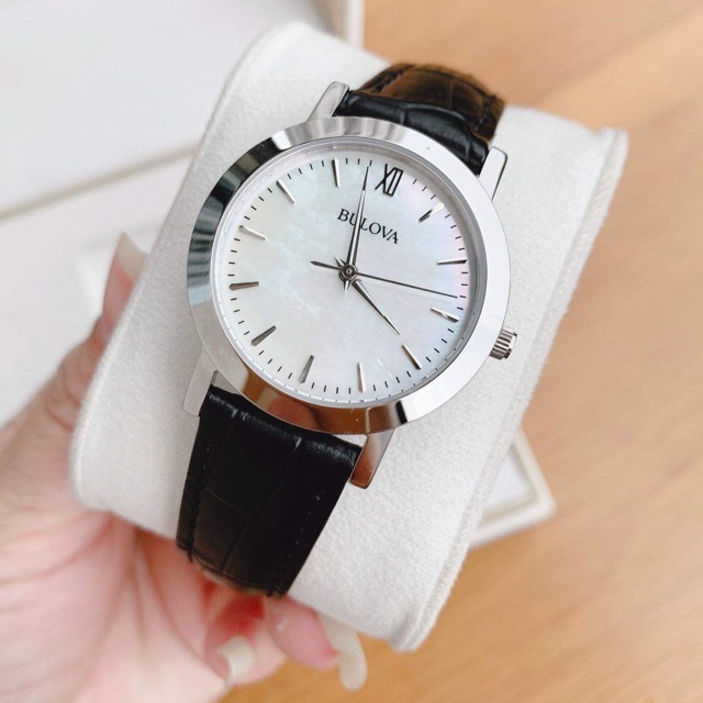 Đồng hồ nữ Bulova Classic Analog Display Quartz Black Watch