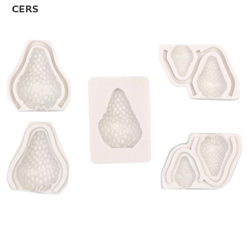 Khuôn Silicone Làm Bánh Hình Quả Dâu Tây