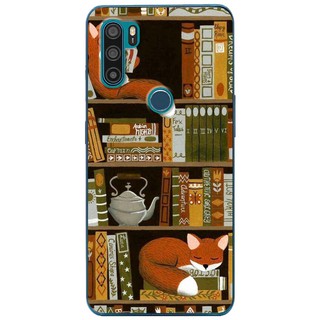 Ốp lưng Vsmart Active 1, Active 1 Plus, Active 3 in hình Cáo đọc sách