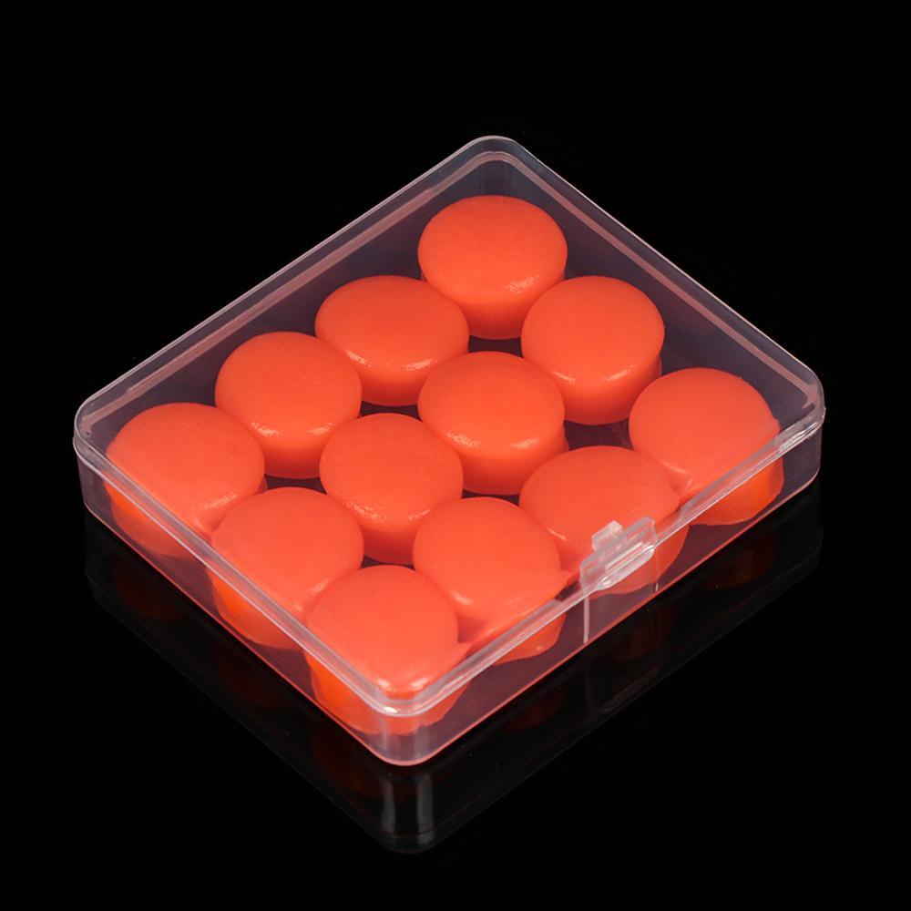 LEISURE Set 6 Cặp Nút Bịt Tai Chống Ngáy Bằng Silicon Mềm Cách Nhiệt Có Thể Tái Sử Dụng