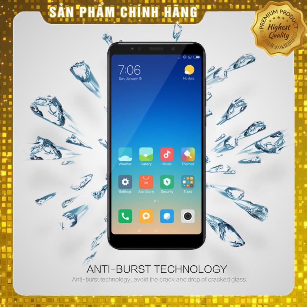 Miếng dán kính cường lực full màn hình 111D cho Xiaomi Mi A2 / Mi 6X (siêu mỏng chỉ 0.3mm) - Hàng nhập khẩu