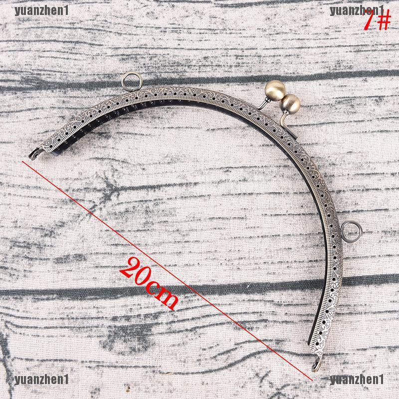 Khung Khóa Túi Xách Hình Hoa Bằng Hợp Kim Phong Cách Retro